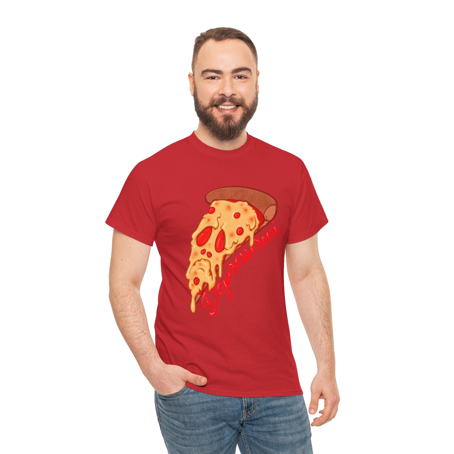 Depresseroni Unisex Heavy Cotton Tee