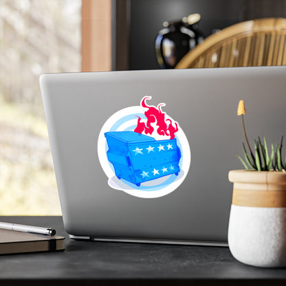 American Dumpster Fire Kiss-Cut Vinyl Decal