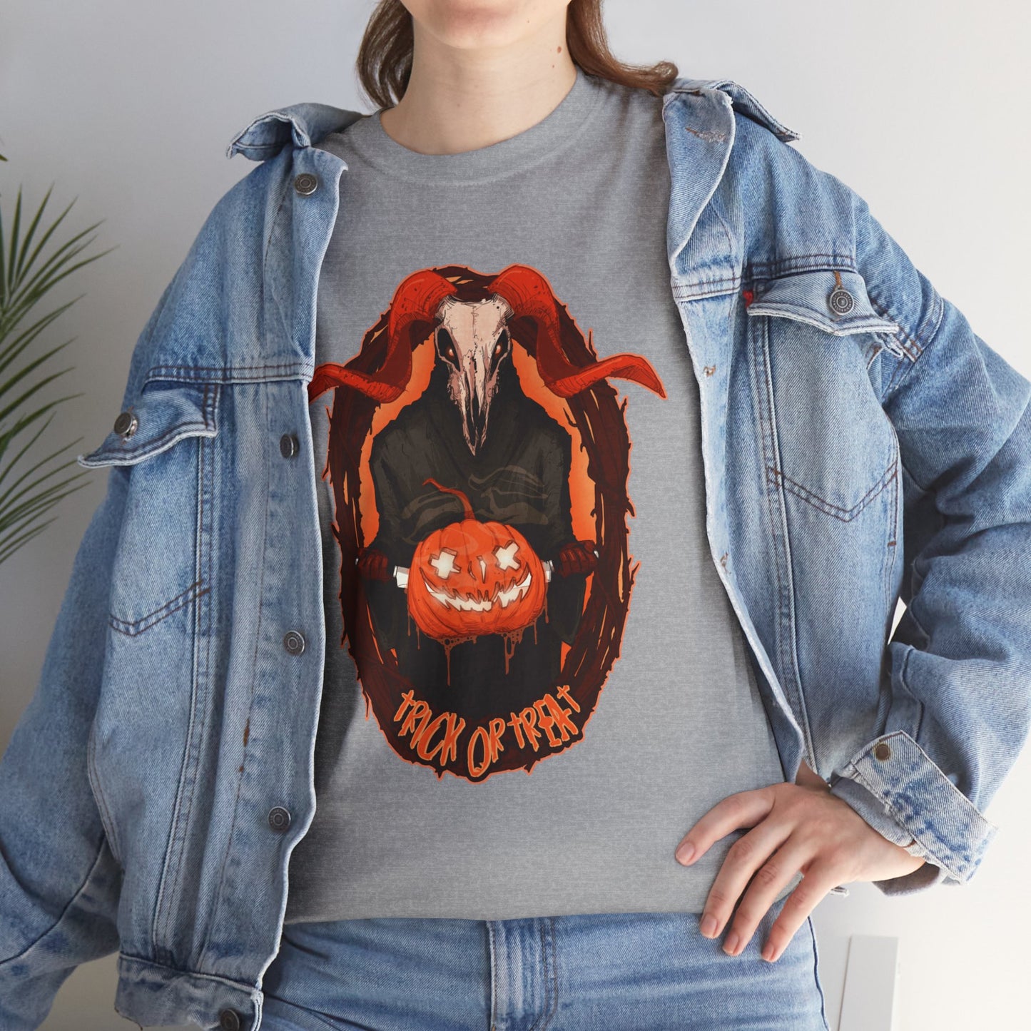 Trick Or Treat Unisex Heavy Cotton Tee