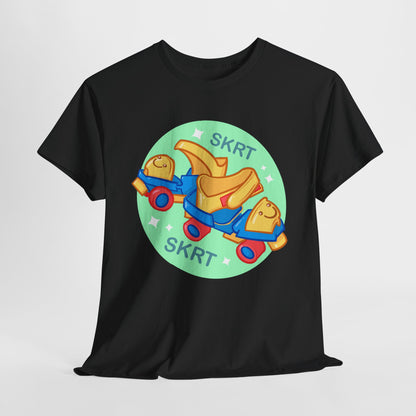 Roller Skates Unisex Heavy Cotton Tee