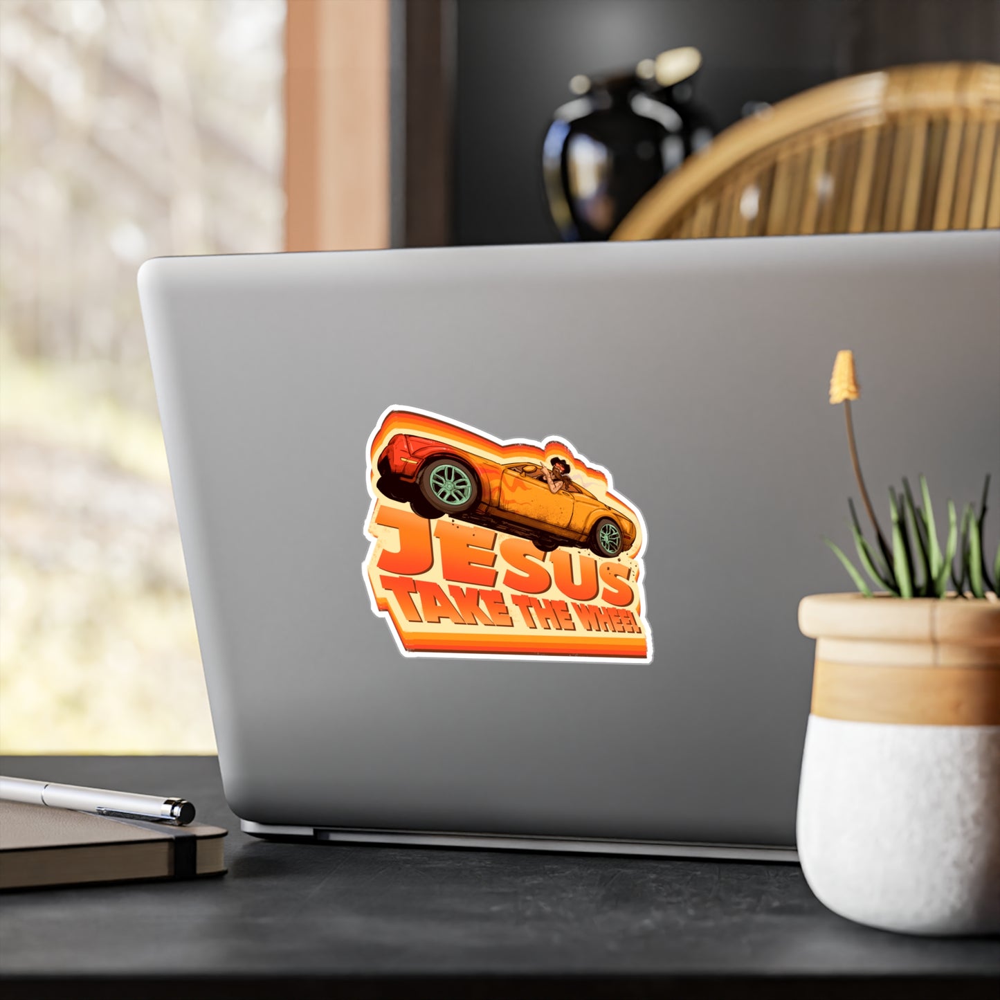 Off Road Jesus Kiss-Cut Vinyl Decal