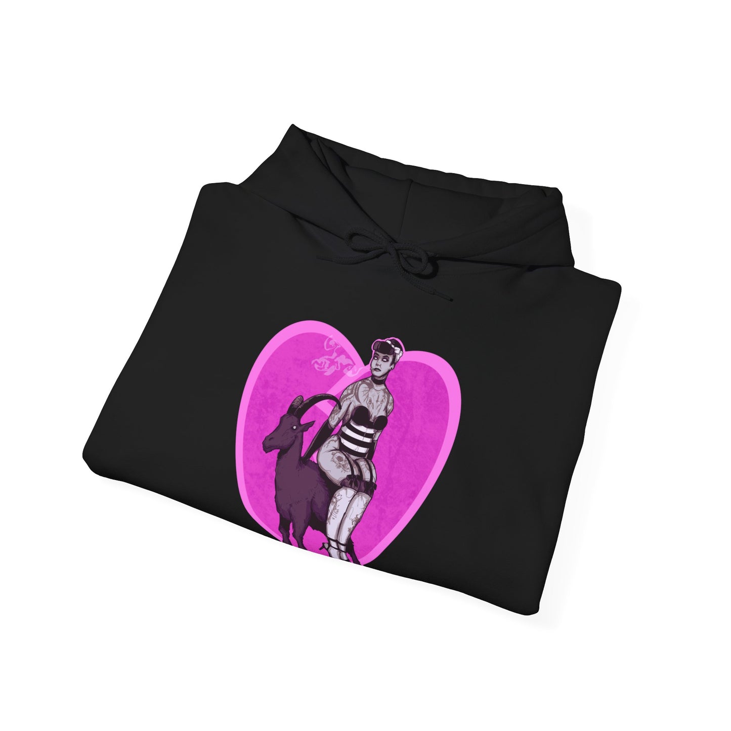 Goth Pinup Unisex Heavy Blend Hooded Sweatshirt