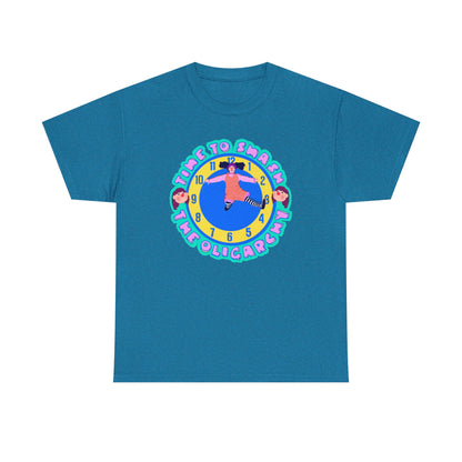 Time To Smash The Oligarchy Unisex Heavy Cotton Tee
