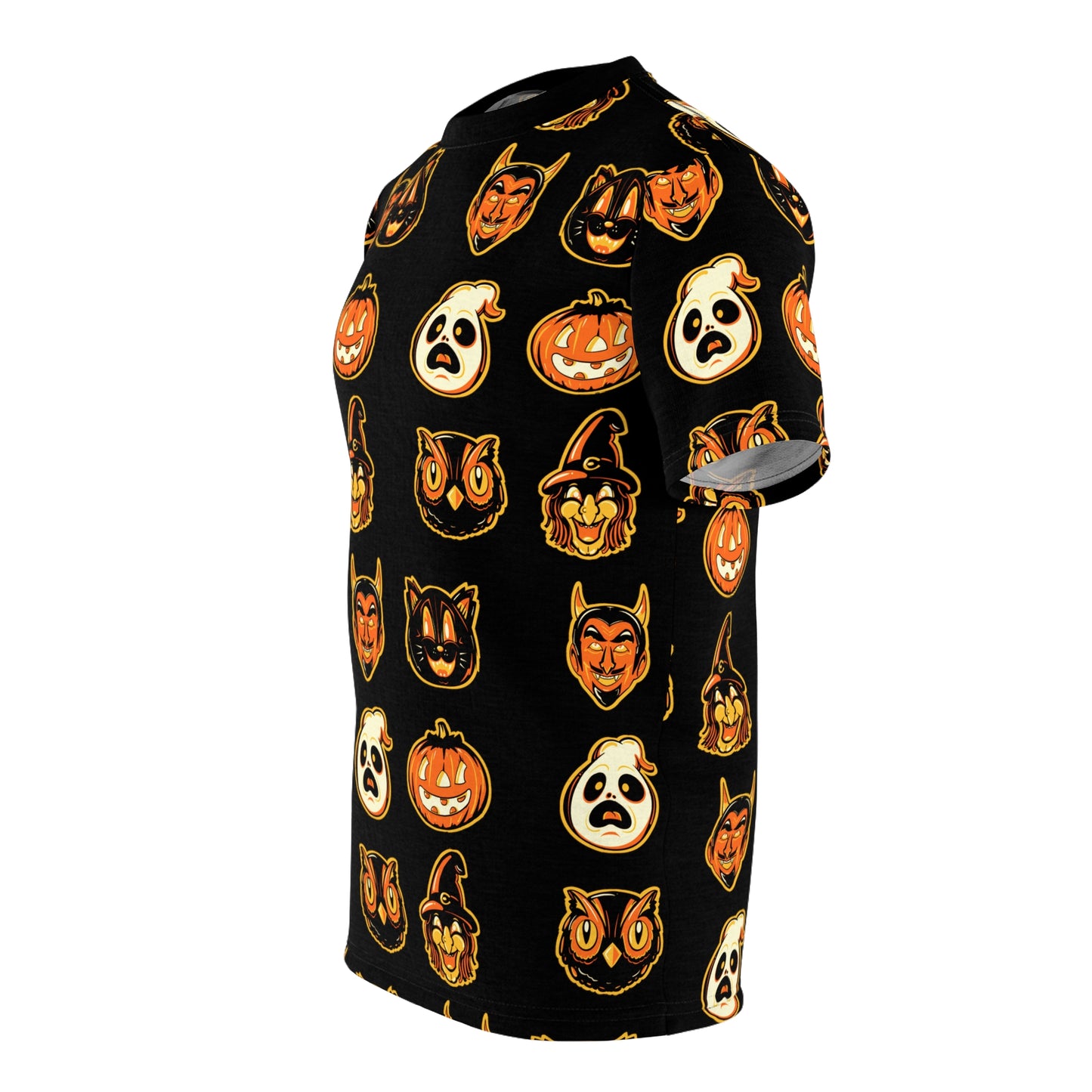 Vintage Halloween Unisex Cut & Sew Tee (AOP)