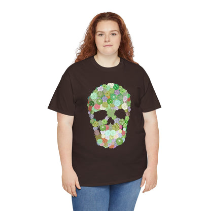 Succulent Skull Unisex Heavy Cotton Tee