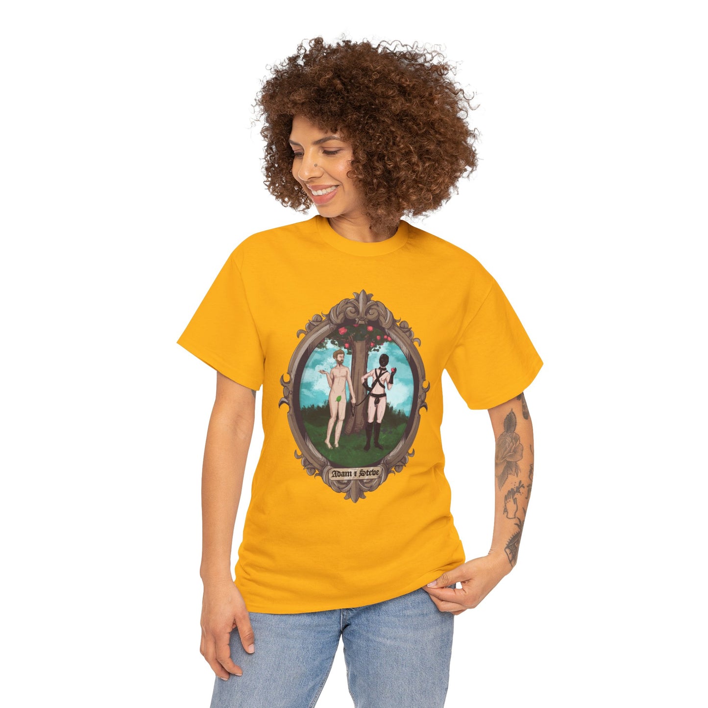Adam & Steve Unisex Heavy Cotton Tee