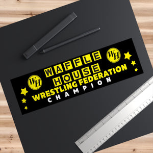 Waffle Wrestling Bumper Stickers