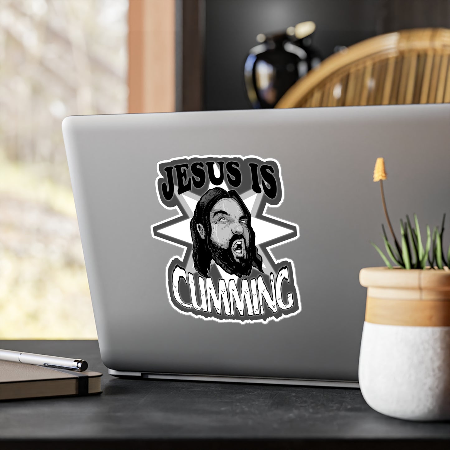 Jesus Is Coming Kiss-Cut Vinyl Decal