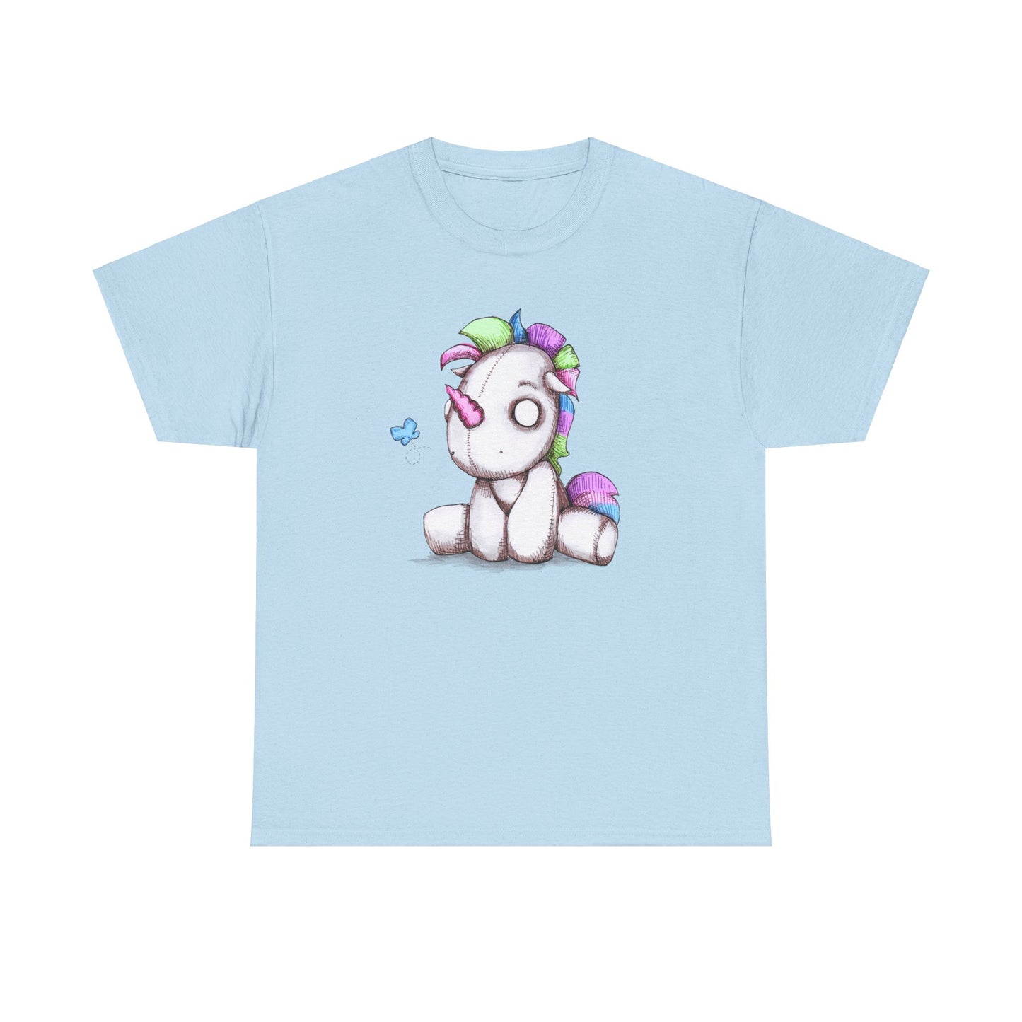 Plushie Unicorn Unisex Heavy Cotton Tee