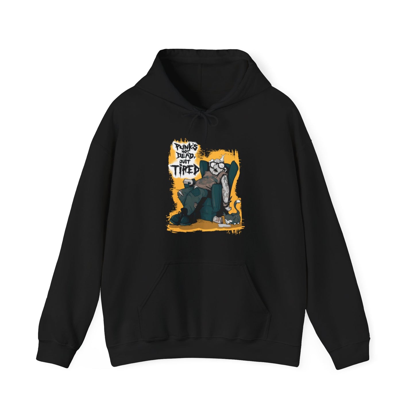Punk's Not Dead Unisex Heavy Blend Hooded Sweatshirt