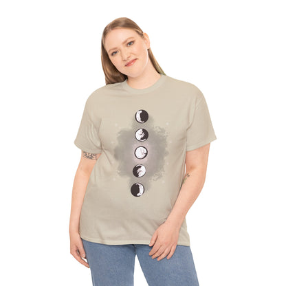Cat Phases Unisex Heavy Cotton Tee