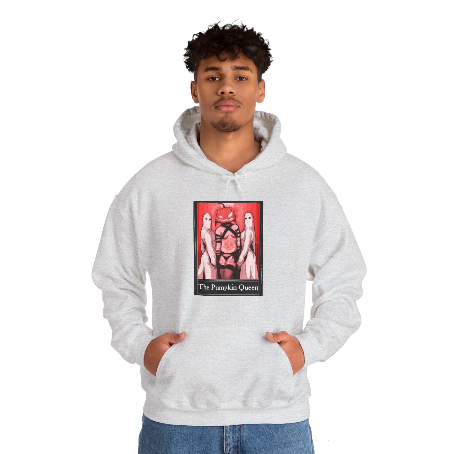 The Pumpkin Queen Tarot Unisex Heavy Blend Hooded Sweatshirt