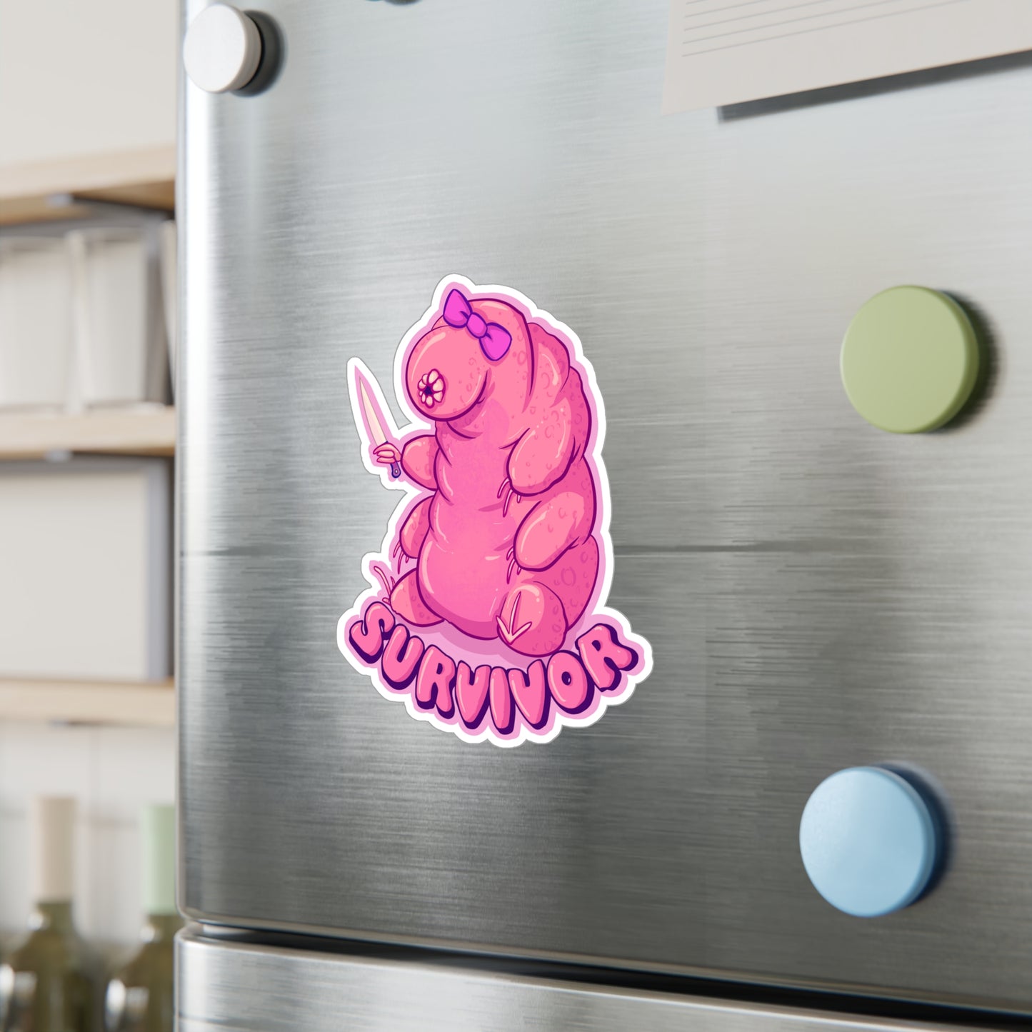 Tardigrade Survivor Kiss-Cut Vinyl Decal