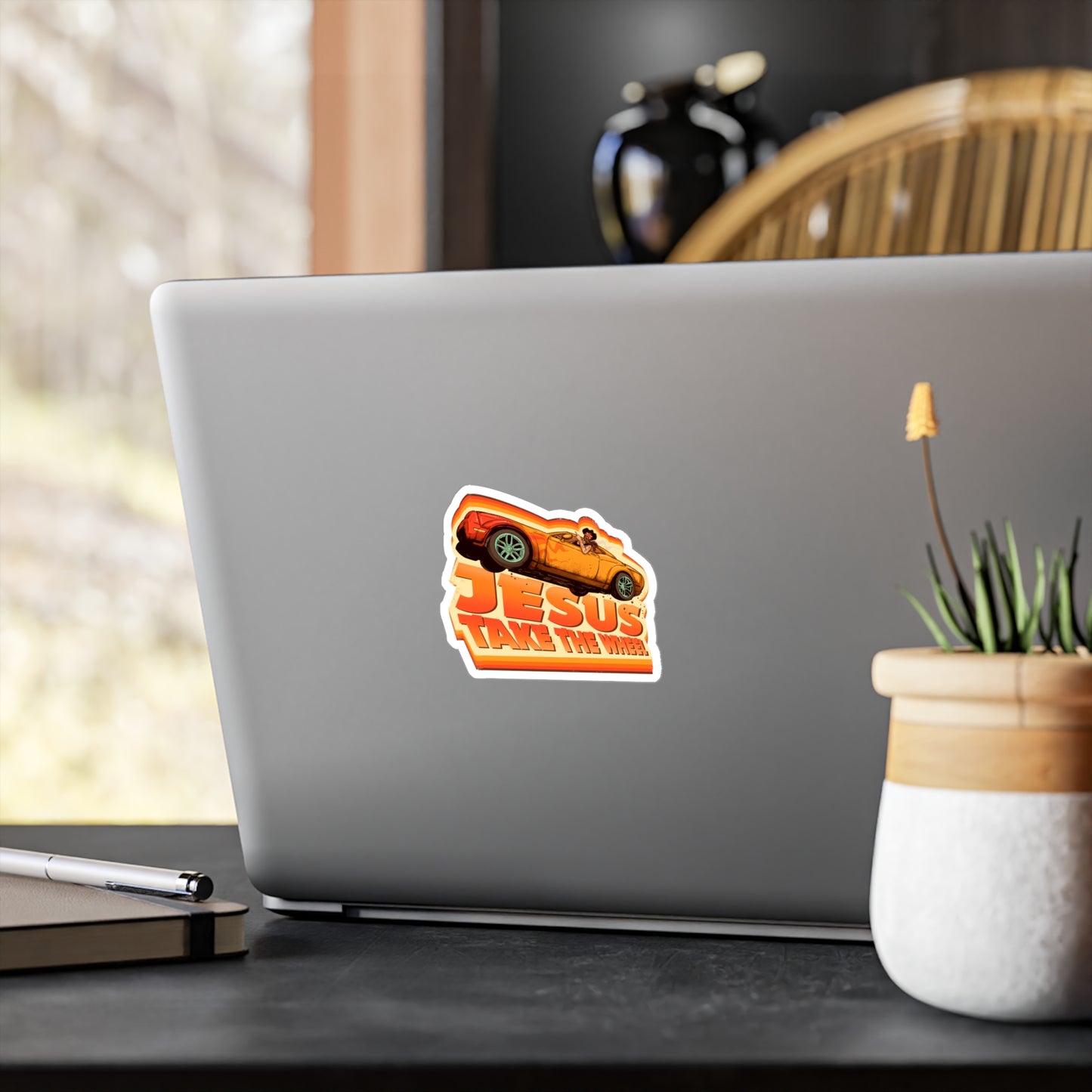 Off Road Jesus Kiss-Cut Vinyl Decal