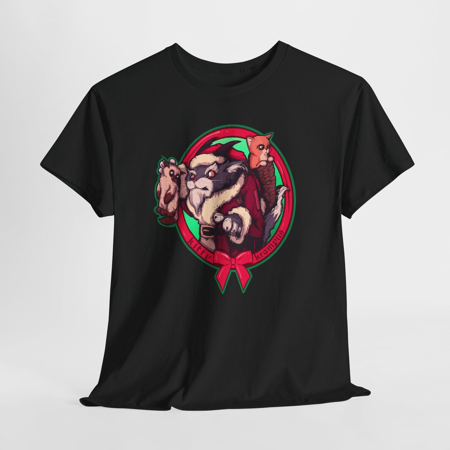 Kitty Krampus Unisex Heavy Cotton Tee