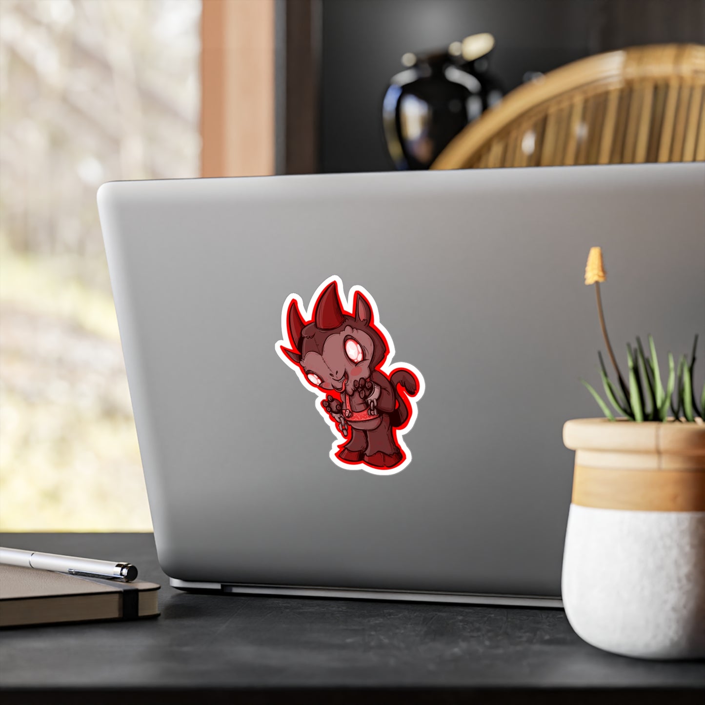 Plushie Krampus Kiss-Cut Vinyl Decal