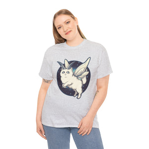 Moth Kitty Unisex Heavy Cotton Tee