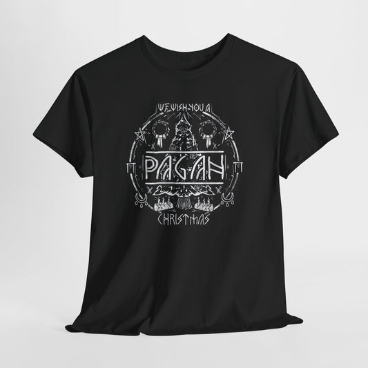 We Wish You A Pagan Christmas Unisex Heavy Cotton Tee