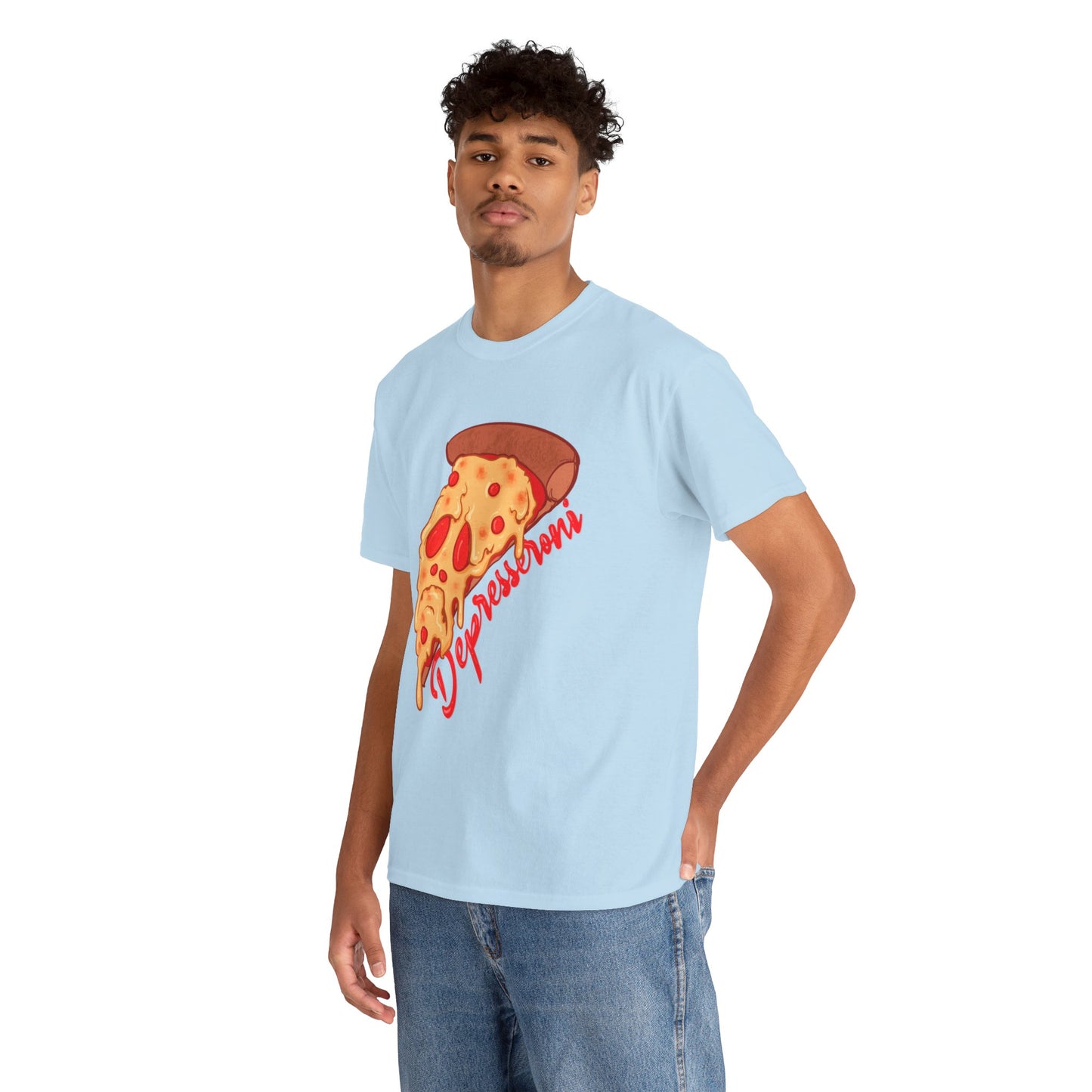 Depresseroni Unisex Heavy Cotton Tee