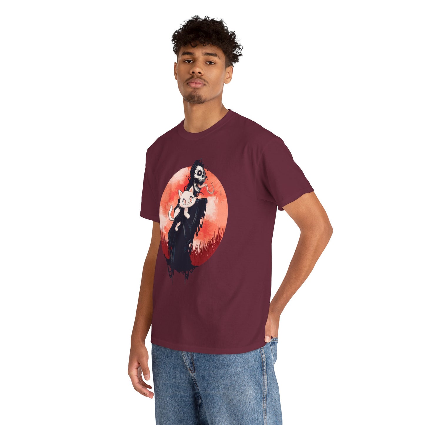 Cat Person Unisex Heavy Cotton Tee