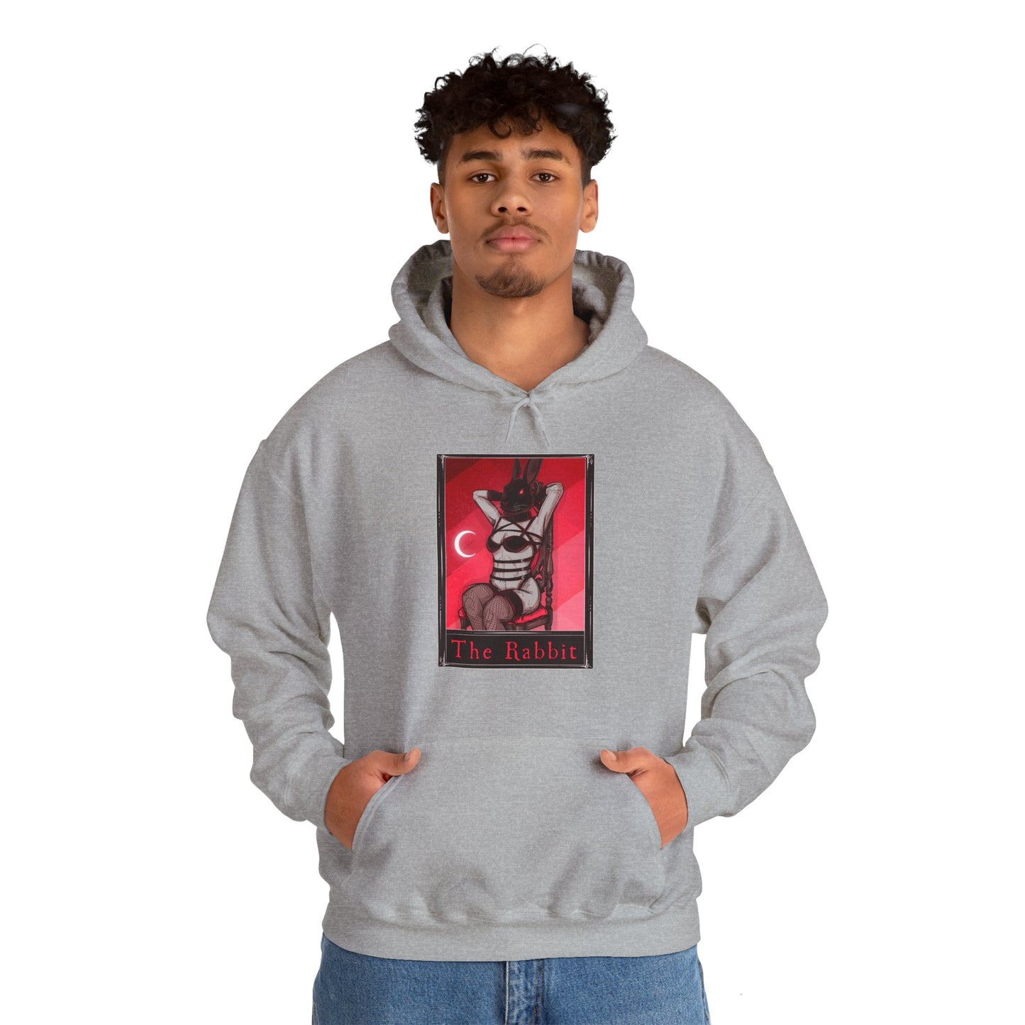 The Rabbit Tarot Unisex Heavy Blend Hooded Sweatshirt