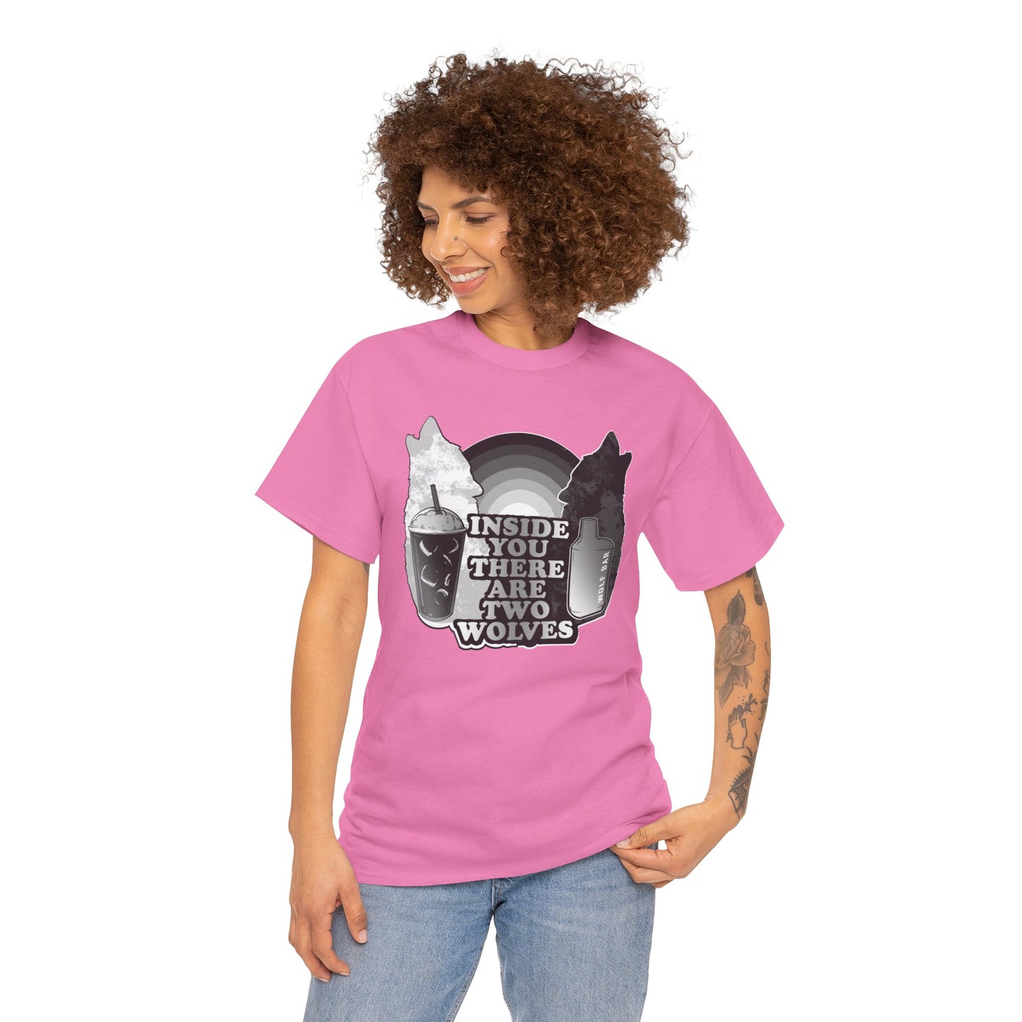 Two Wolves Unisex Heavy Cotton Tee