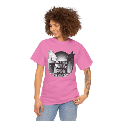 Two Wolves Unisex Heavy Cotton Tee