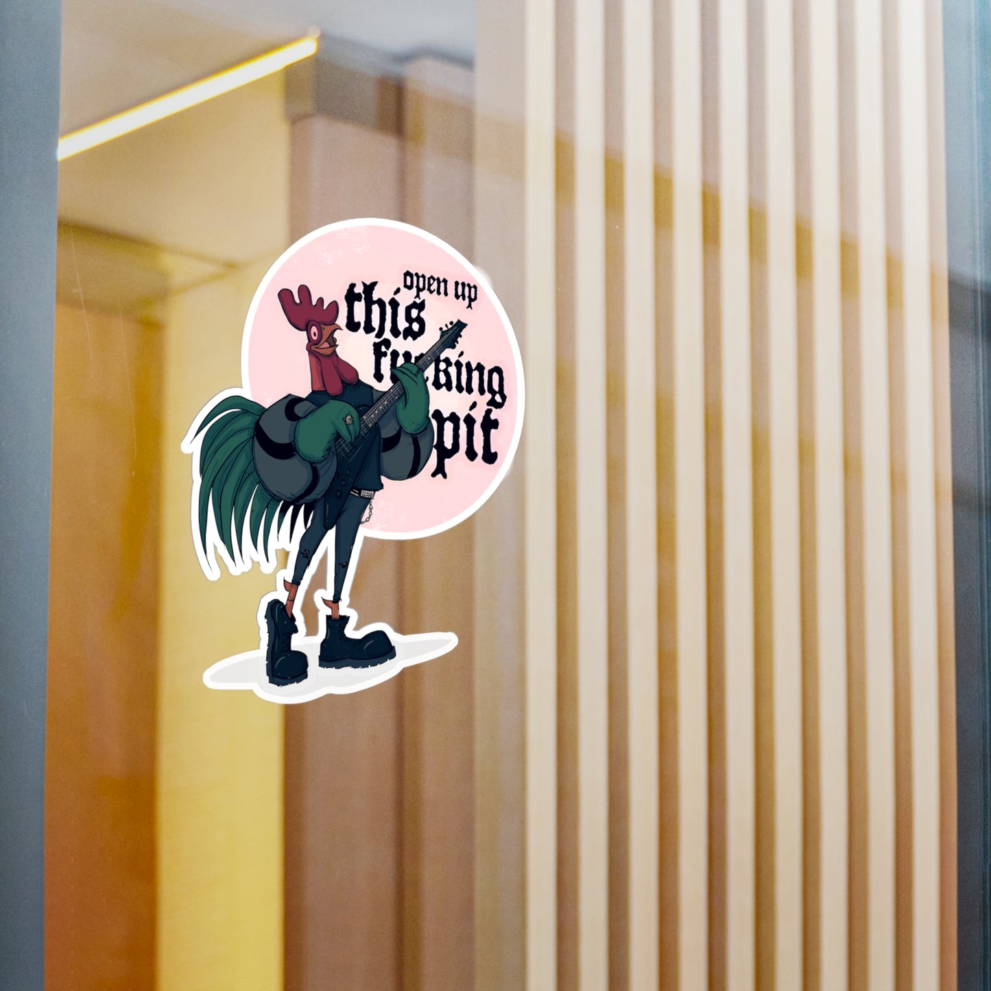 Band Of Metal Men Kiss-Cut Vinyl Decal
