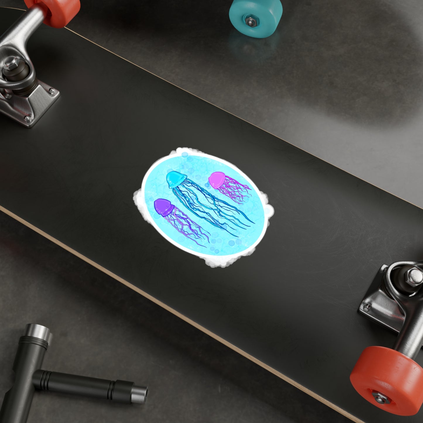 Jellyfish Varieties Kiss-Cut Vinyl Decal