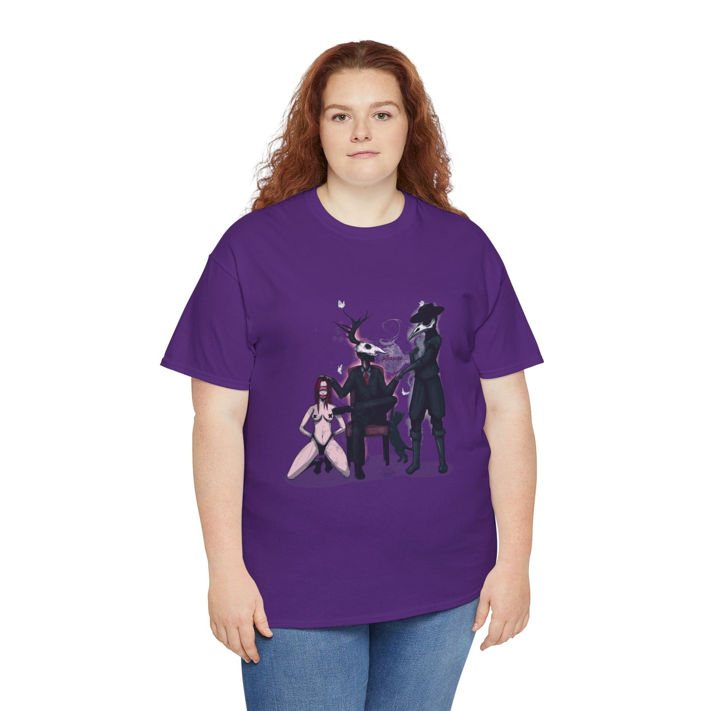 Deer Daddy / Nocturnal Unisex Heavy Cotton Tee