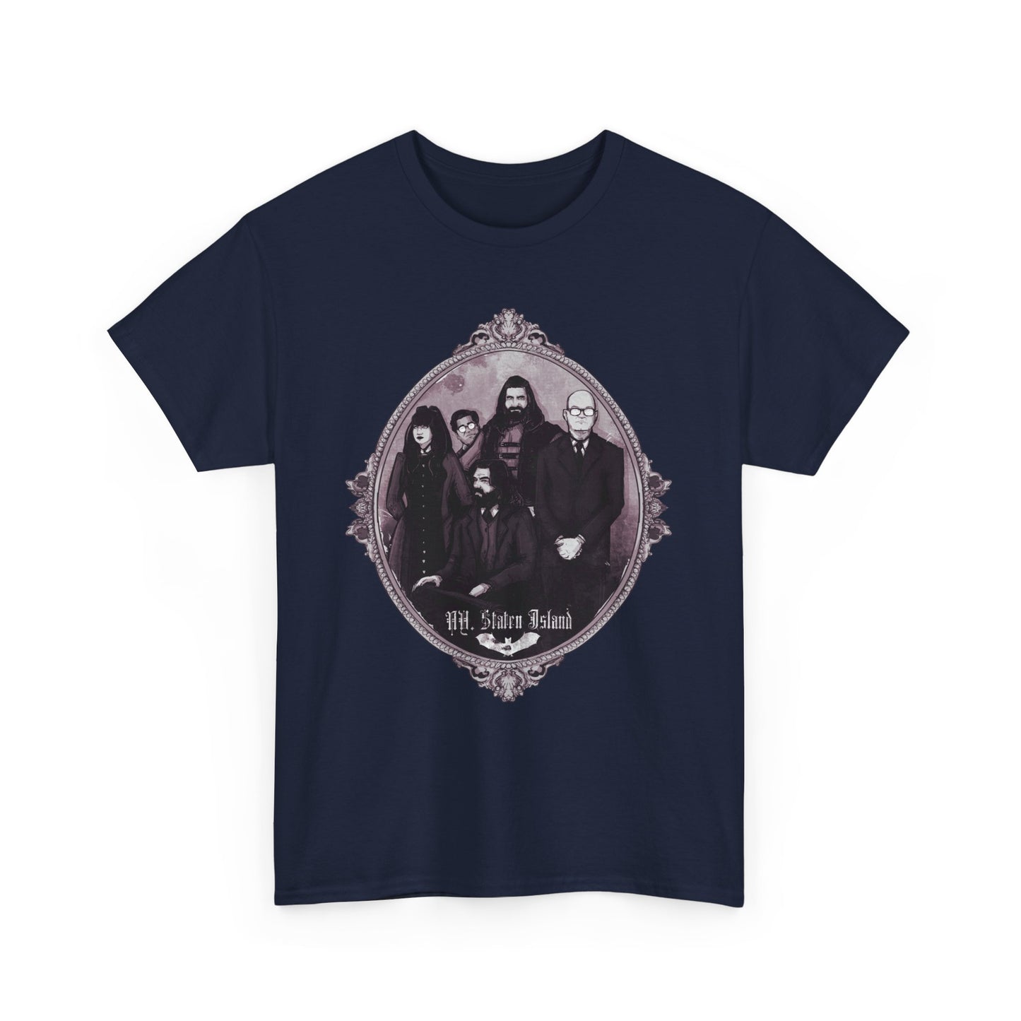 Vampire Family Portrait Unisex Heavy Cotton Tee
