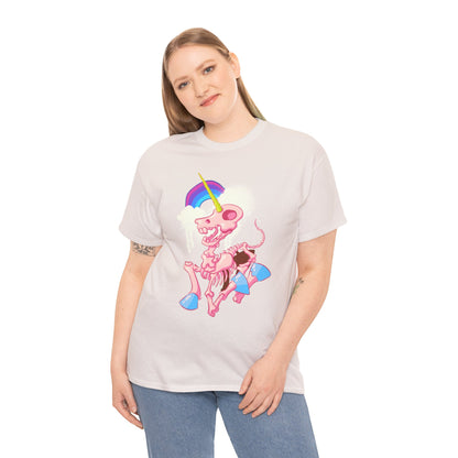 Unicorn Skeleton 2 Unisex Heavy Cotton Tee