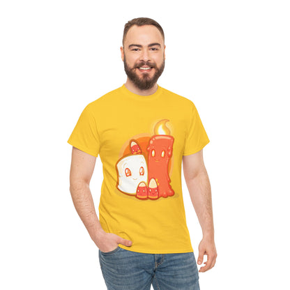 How Candy Corn Is Made Unisex Heavy Cotton Tee
