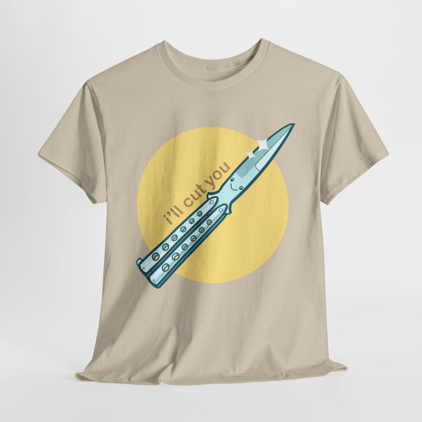 I'll Cut You Unisex Heavy Cotton Tee