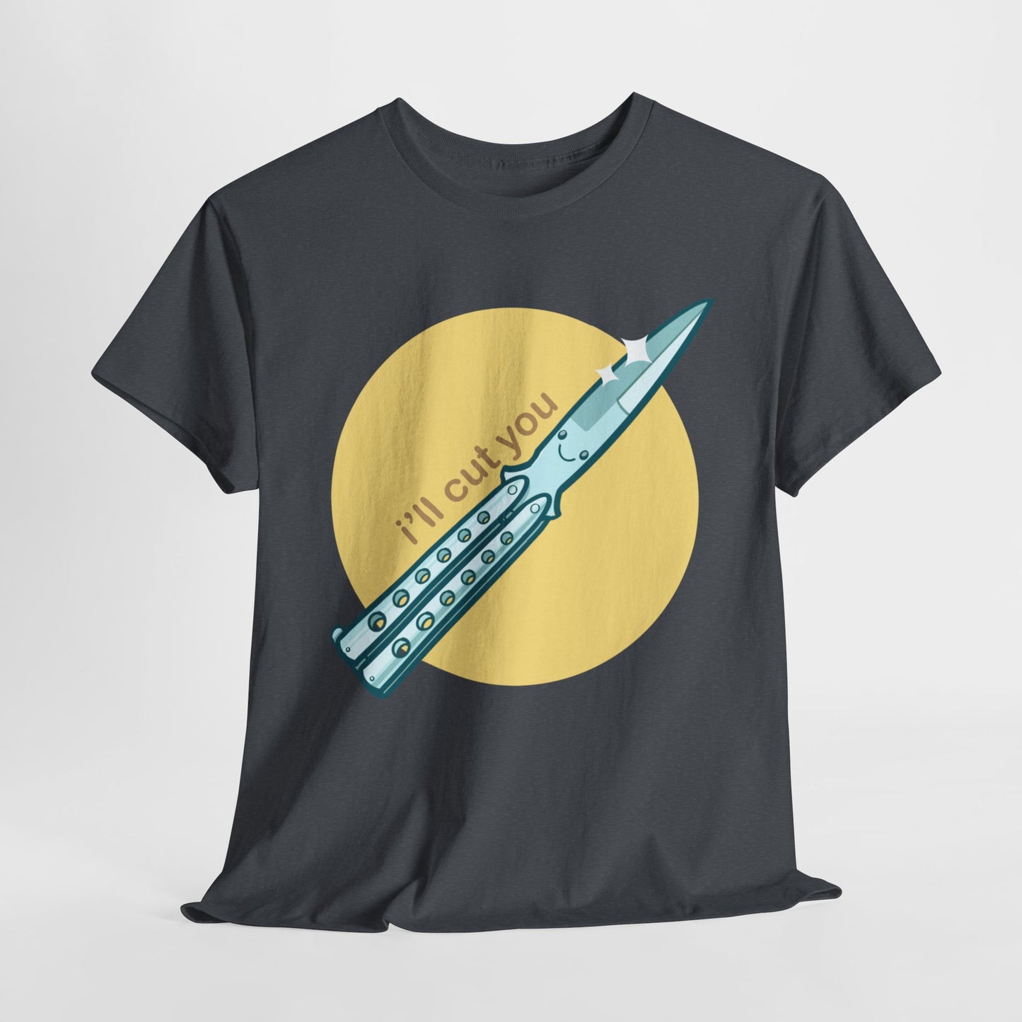 I'll Cut You Unisex Heavy Cotton Tee