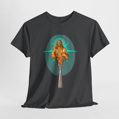 He Is Resin Unisex Heavy Cotton Tee