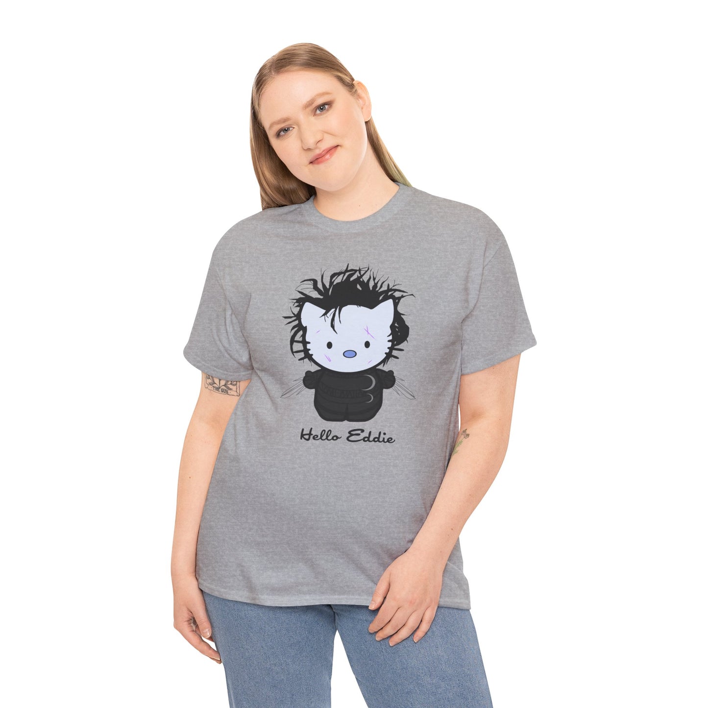 Hello Eddie Unisex Heavy Cotton Patreon Tee