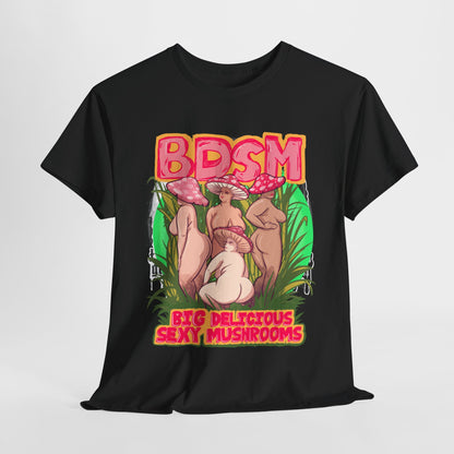 Big Delicious Sexy Mushrooms Unisex Heavy Cotton Tee