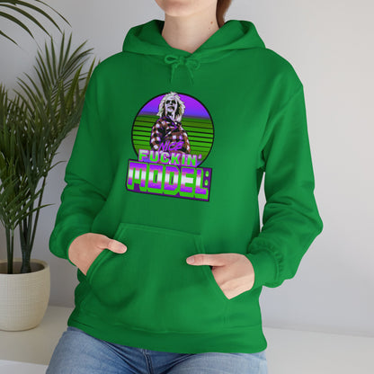 Nice Model Unisex Heavy Blend Hooded Sweatshirt