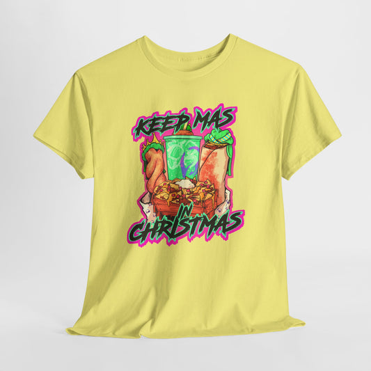 Keep Mas In Christmas Unisex Heavy Cotton Tee