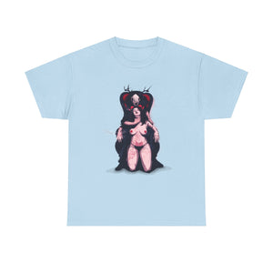 Deer Daddy Series 7: Daddy v Demoni  Unisex Heavy Cotton Tee