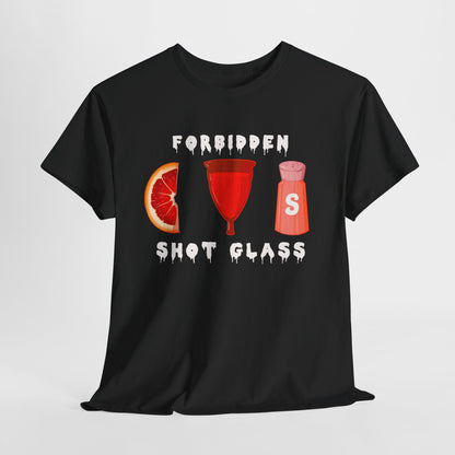 Forbidden Shot Glass Unisex Heavy Cotton Tee