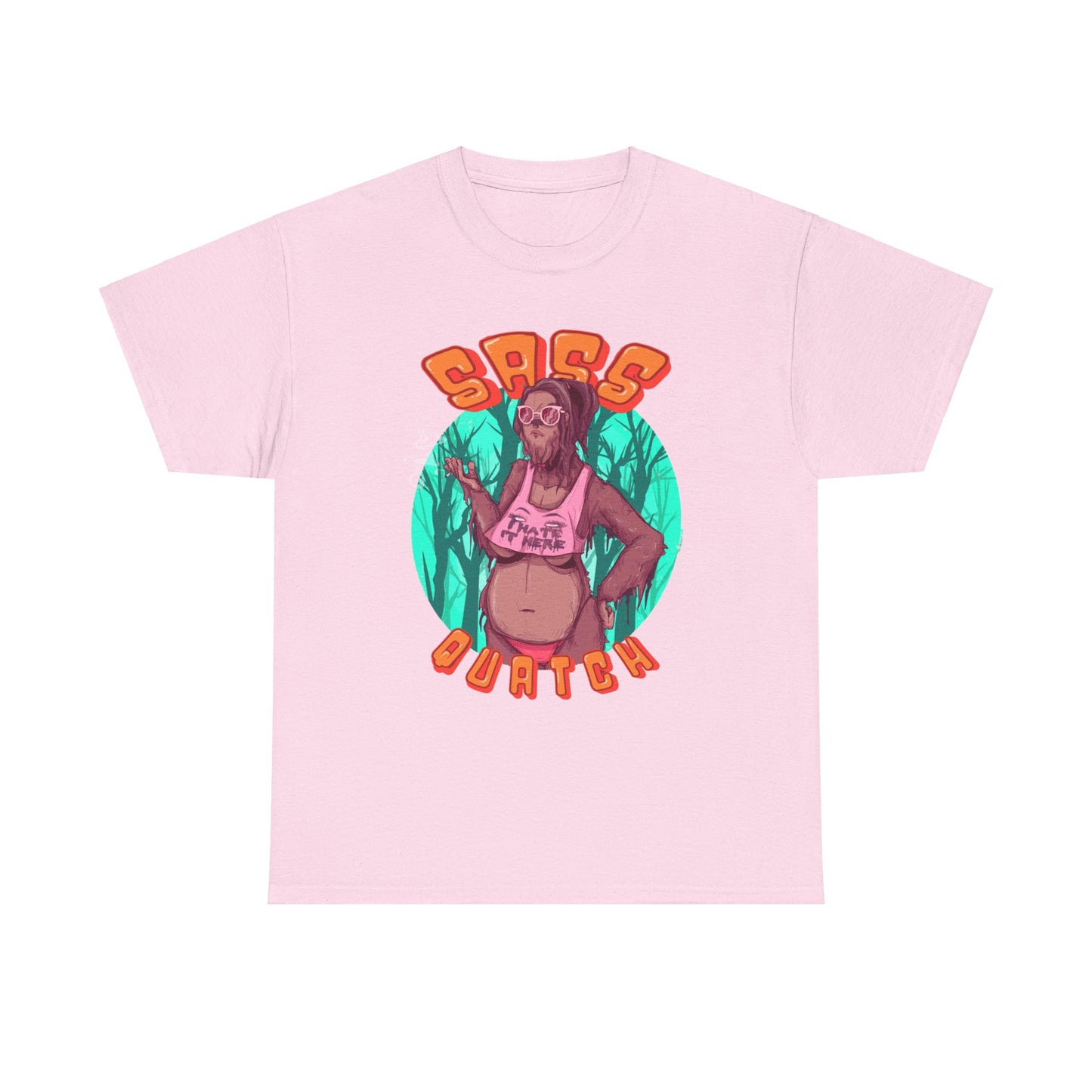 Sass Quatch Unisex Heavy Cotton Tee