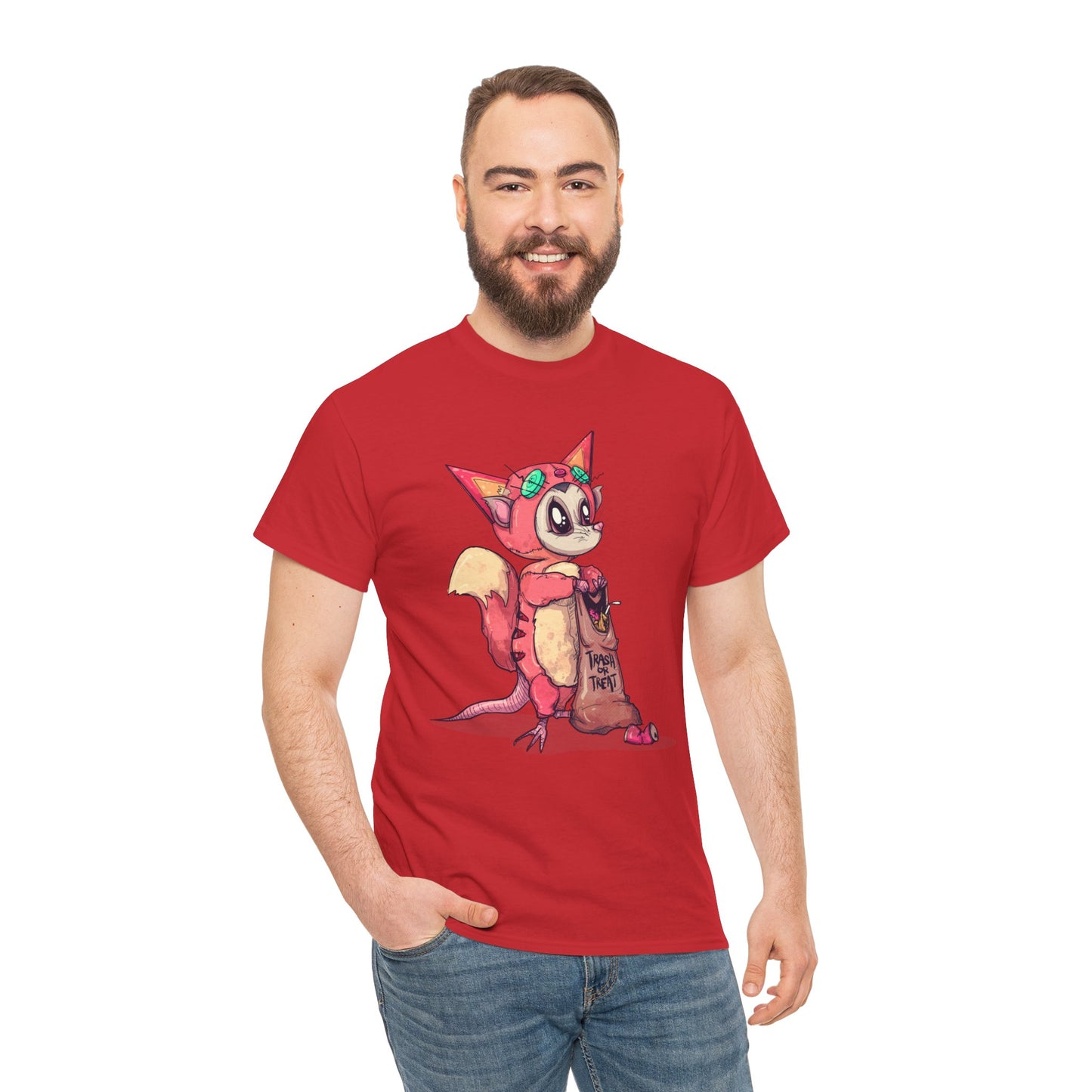 Trash Or Treat Unisex Heavy Cotton Tee
