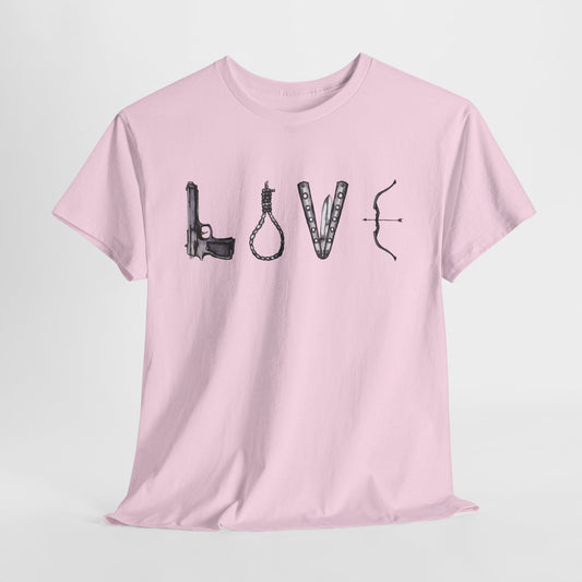 Love Is Death Unisex Heavy Cotton Tee