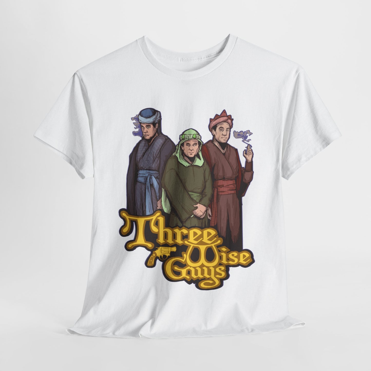 Three Wise Guys Unisex Heavy Cotton Tee