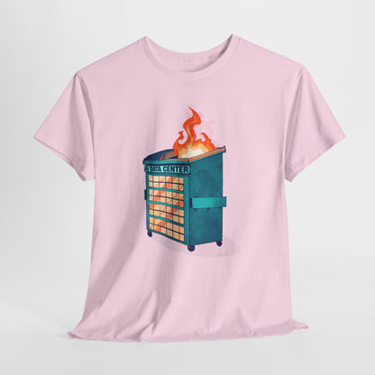 AI Data Center Dumpster Fire Unisex Heavy Cotton Tee