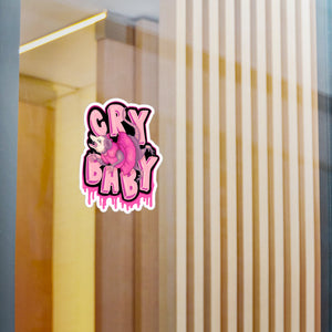 Cry Baby Kiss-Cut Vinyl Decal