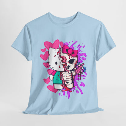 Zombie Kitty Unisex Heavy Cotton Patreon Tee