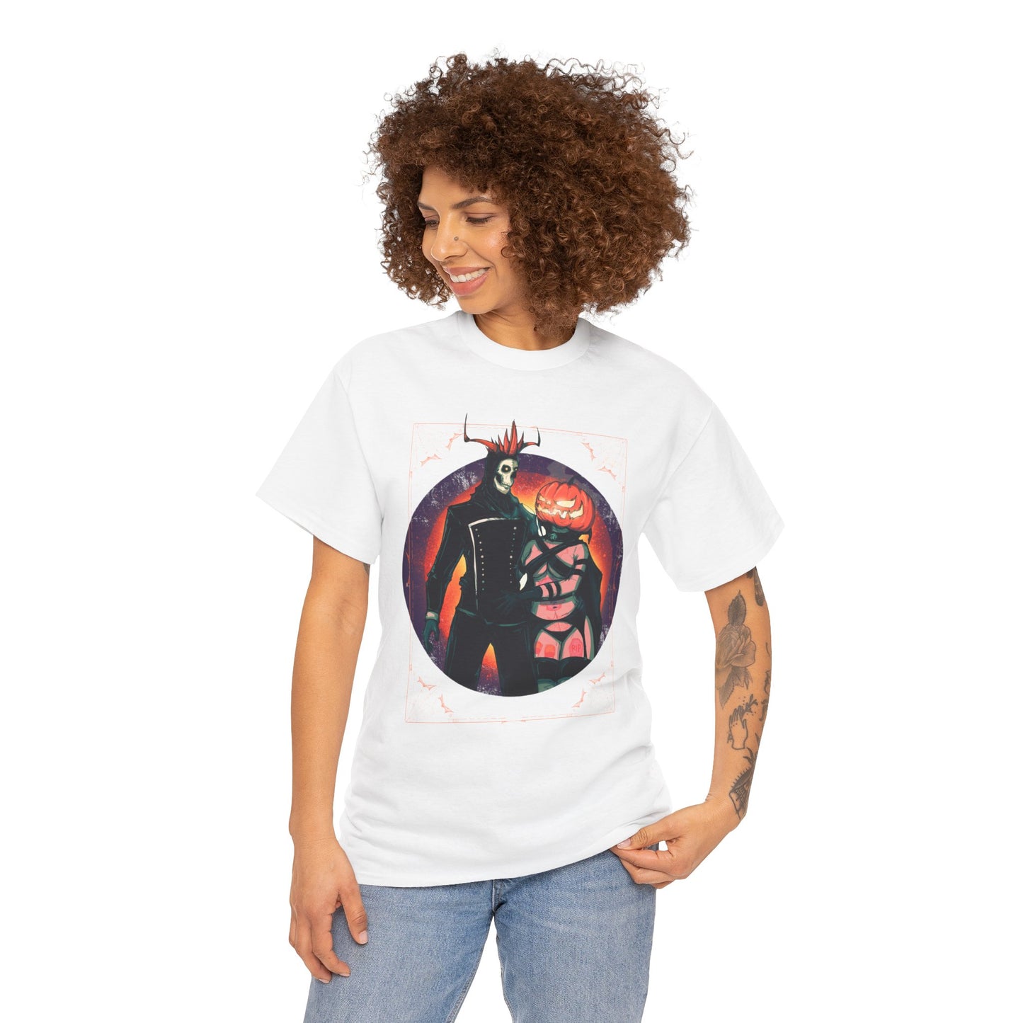 Pumpkin King & Queen Unisex Heavy Cotton Tee